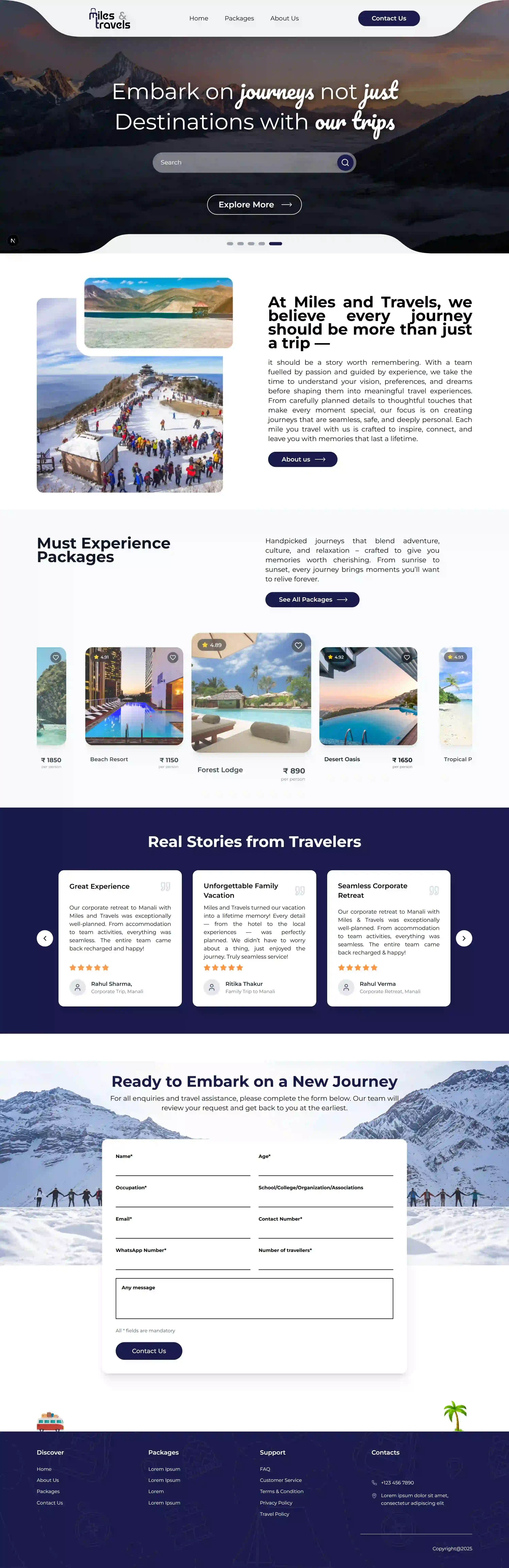 Miles & Travels