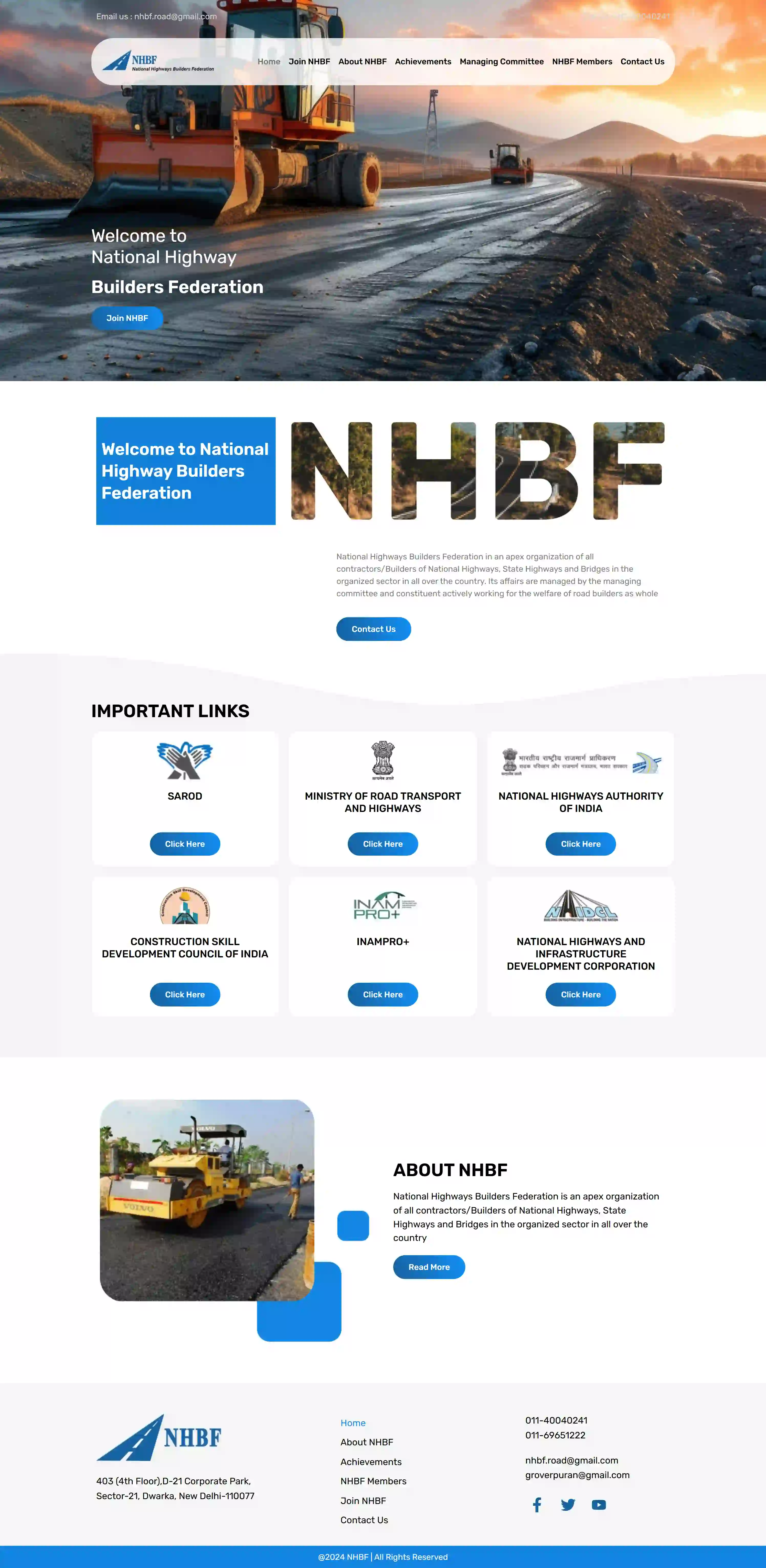NHBF- National Highway Builders Federation